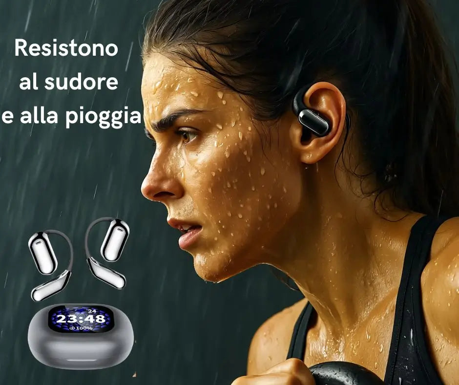 Osound® AirBone Sfera Pro a Conduzione Ossea con Display